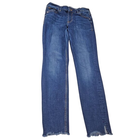 Old Navy Jeans Womens Size 8 Skinny Mid Rise Medium Wash Denim Pants - Picture 2 of 5